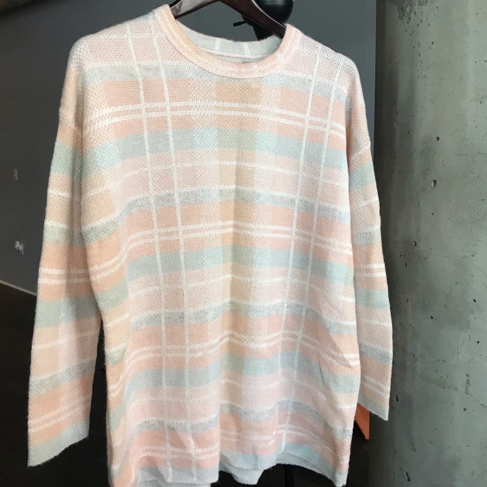 New Lou & Grey Plaid Sweater